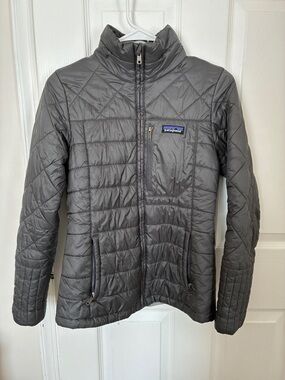 Patagonia Quilted Puffer Jacket - Charcoal Gray